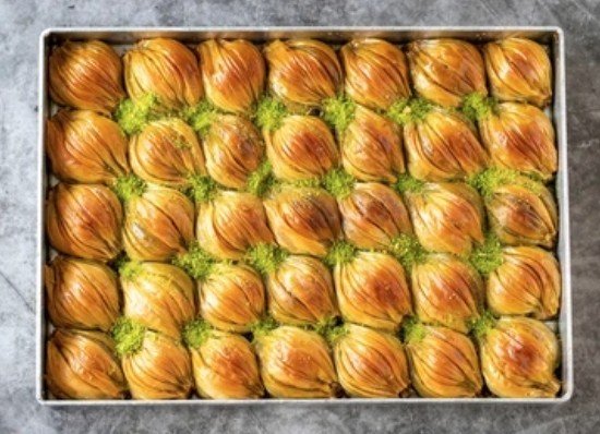 2500 Gr Midye Baklava Kutuda Servis