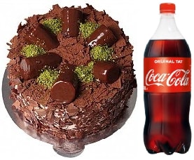 4-6 Kişilik Çikolatalı Muzlu Pasta