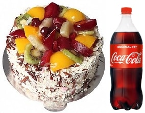 Karışık Meyveli Pasta Doğum Günü