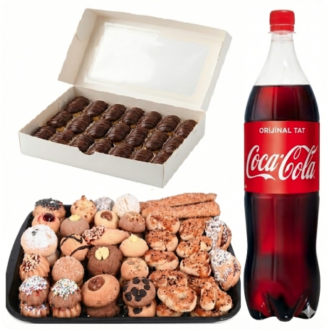 Özel Günler İçin 1 kg Ekler + Kuru Pasta Menüsü